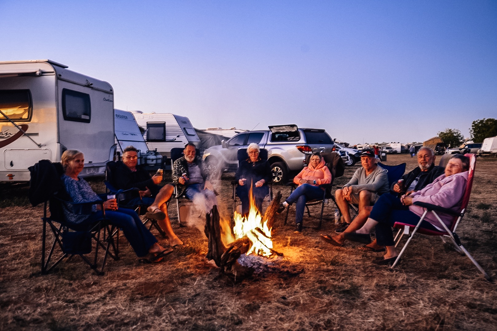 campers at Boulia Camel Races 2019